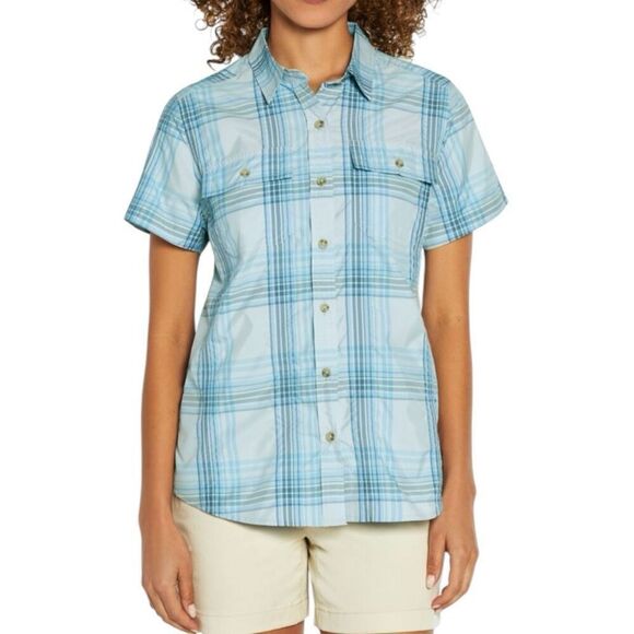 Eddie Bauer Women's Short Sleeve Adventure Top Size XL - Picture 1 of 15
